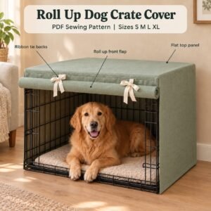 dog crate cover sewing pattern 1